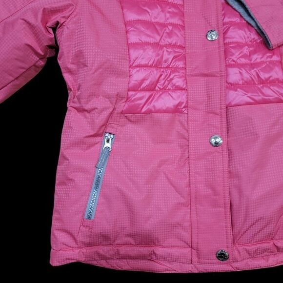 NWT ZeroXposur Girls Snowboarding Heavyweight Jacket & Headband Sz 10/12 Pink - Picture 2 of 10